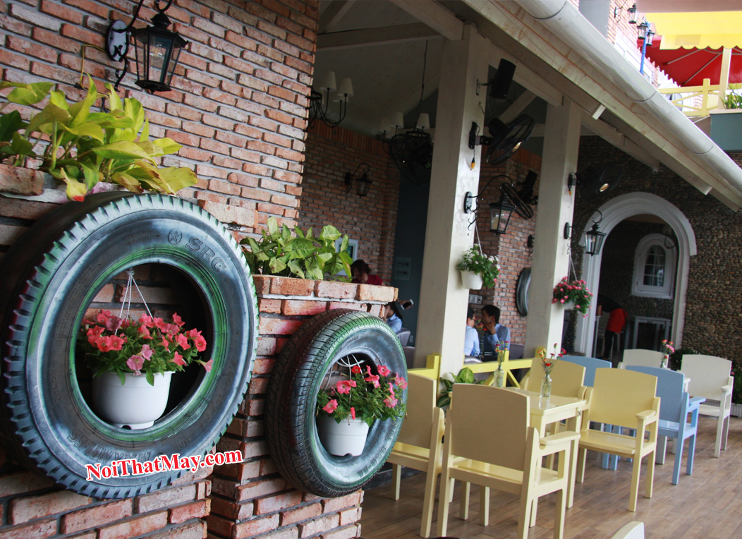 Cafe Lâu Đài Phố chọn Minh Thy Furniture là nhà cung cấp bàn ghế sắt 16 ban ghe sat minh thy 17