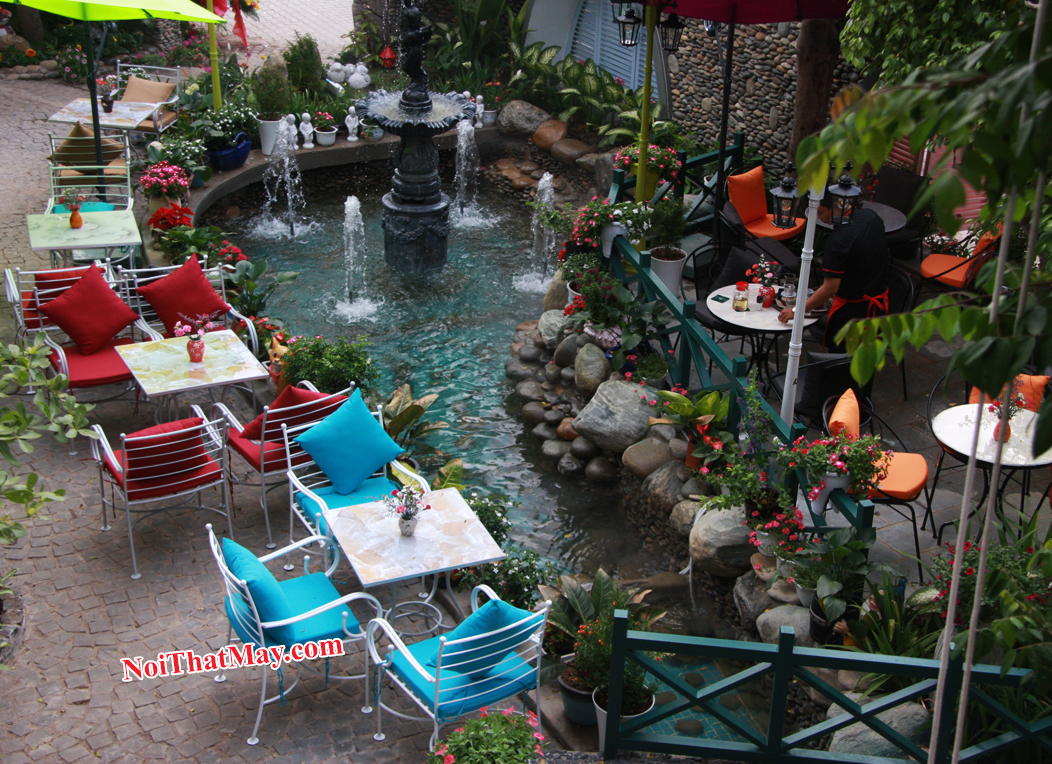 Cafe Lâu Đài Phố chọn Minh Thy Furniture là nhà cung cấp bàn ghế sắt 17 ban ghe sat minh thy 18