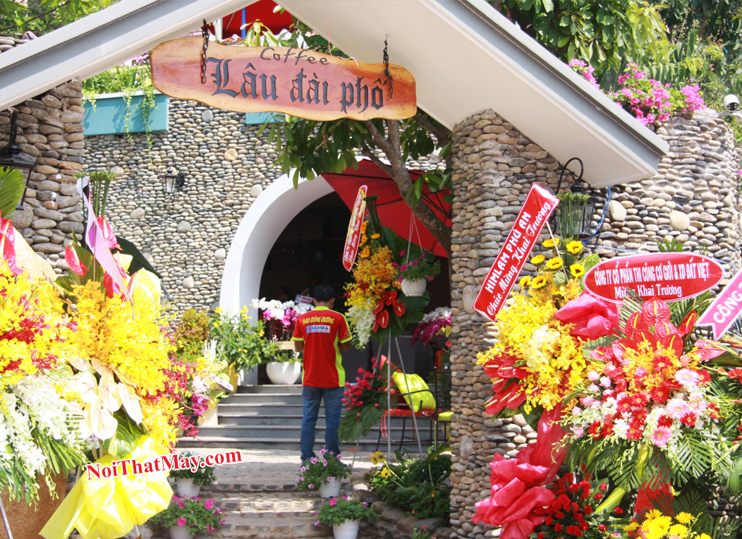 Cafe Lâu Đài Phố chọn Minh Thy Furniture là nhà cung cấp bàn ghế sắt 3 ban ghe sat minh thy 2