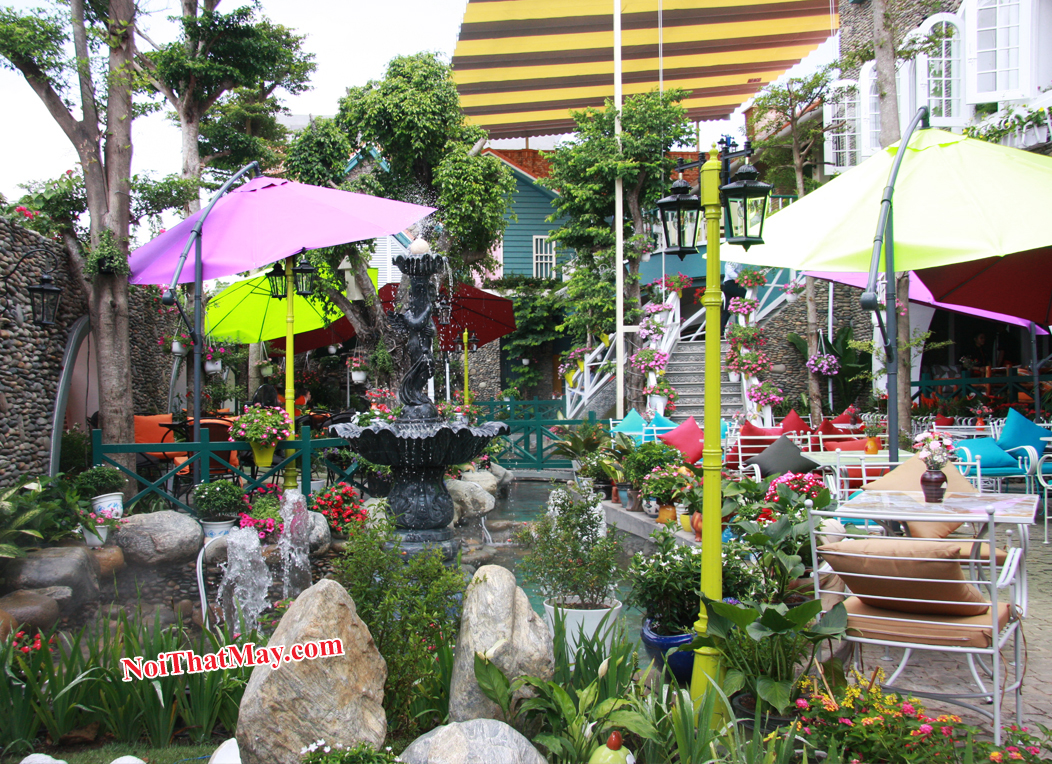 Cafe Lâu Đài Phố chọn Minh Thy Furniture là nhà cung cấp bàn ghế sắt 25 ban ghe sat minh thy 27