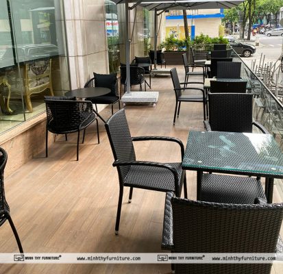 Cách Bài Trí Nội Ngoại Thất Quán Cà Phê Đẹp và Hút Khách 1 Nội ngoại thất mây nhựa