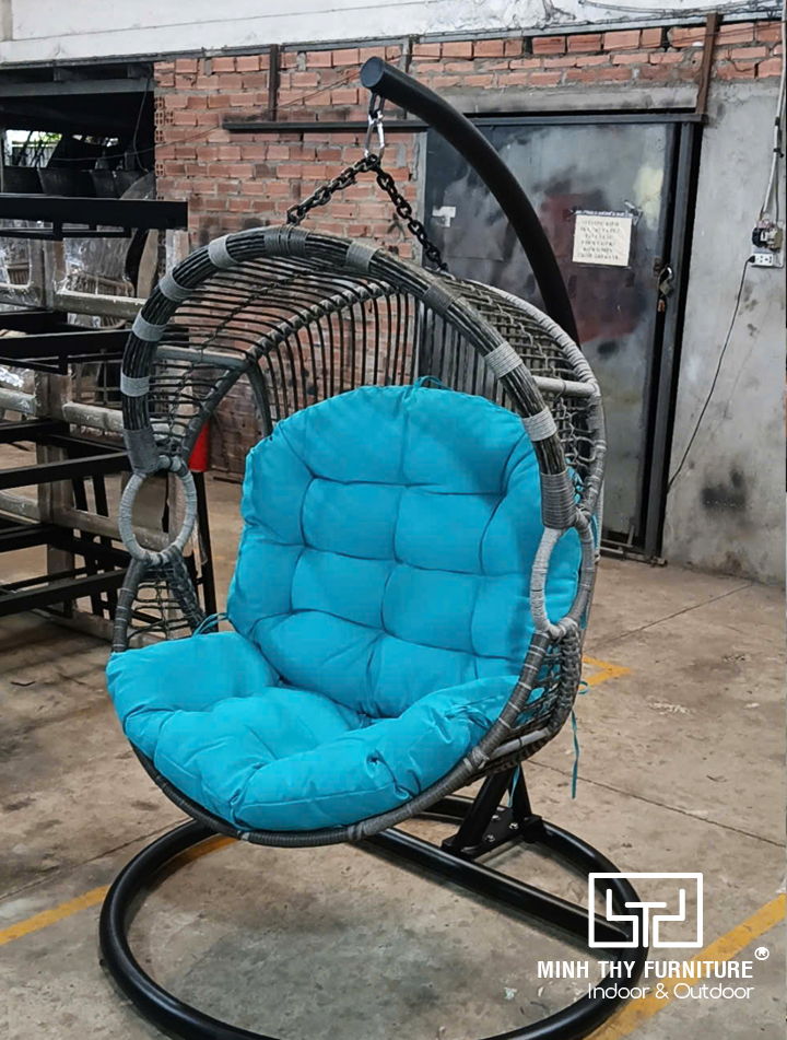 Xích Đu Ngoài Trời MT999, Kích thước:	Tổng Thể: Rộng 125, Cao 185cm.