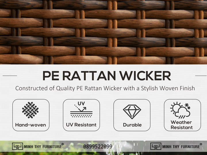 Dây nhựa giả mây kháng UV